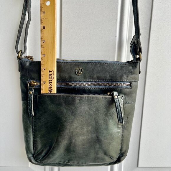 Cochoa Crossbody Handmade Top-grain Oil-dyed Cowhide Leather SOFT PATINATED BAG - Picture 11 of 15